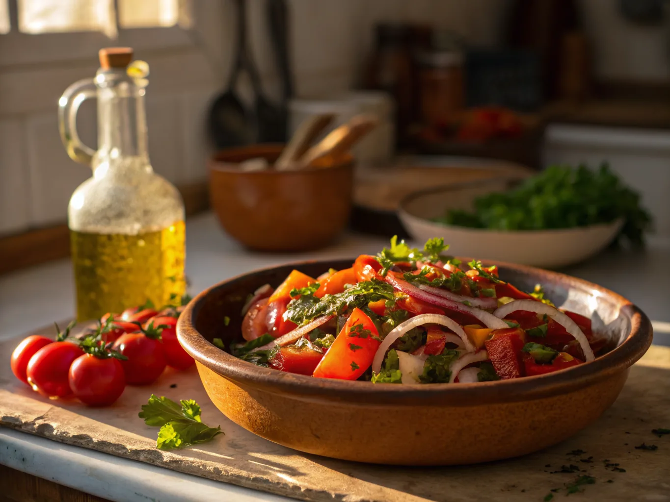 Salade Mechouia à la Tunisienne