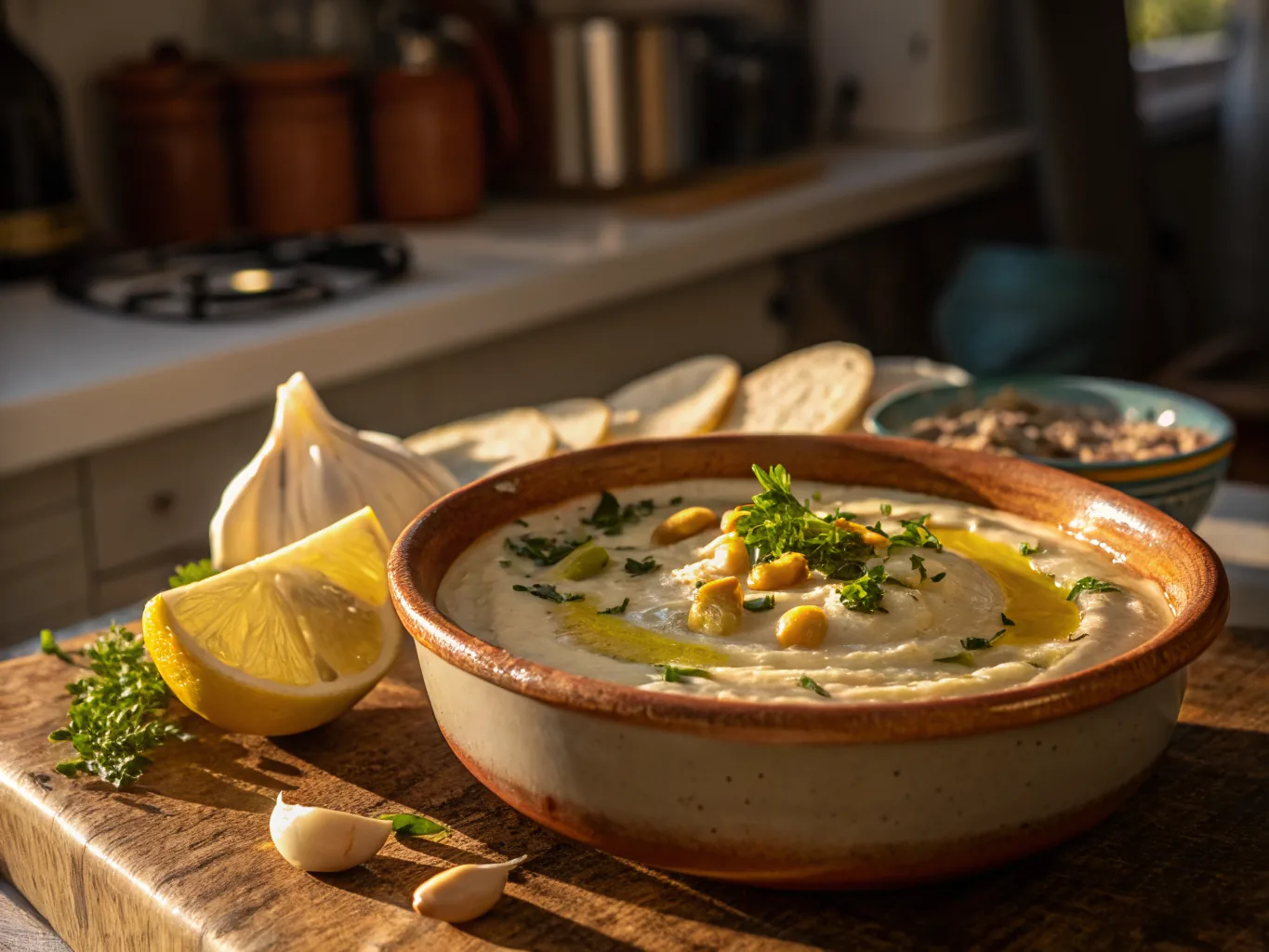 Sauce Tahina au Citron et à l'Ail (Tarator)