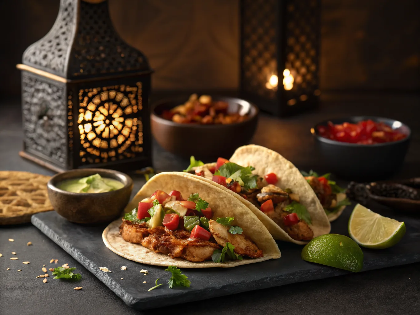 Spicy Mexican Chicken Tacos