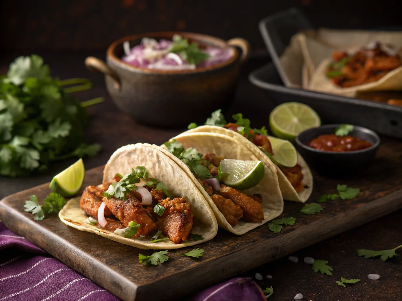 Spicy Mexican Chicken Tacos