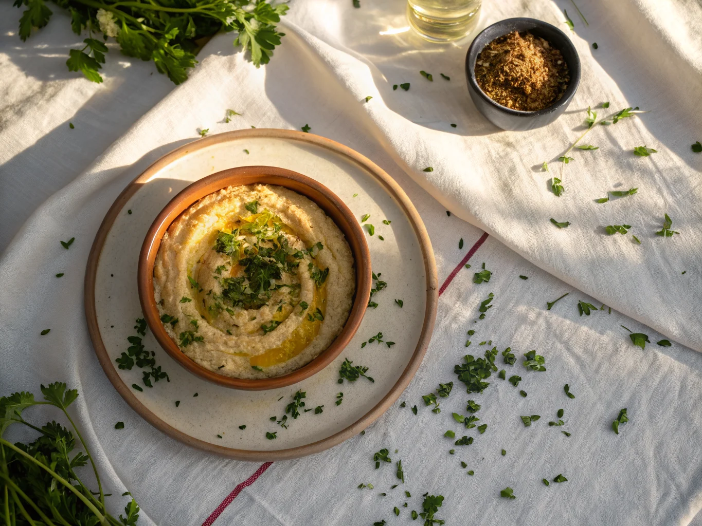 Algerian Tamina (Sesame and Clarified Butter Cream)