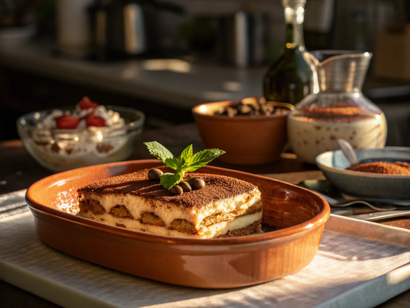 Tiramisu Italien Classique au Café