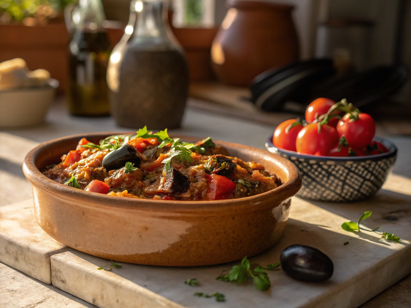 Zaalouk (Eggplant and Tomato Dip)