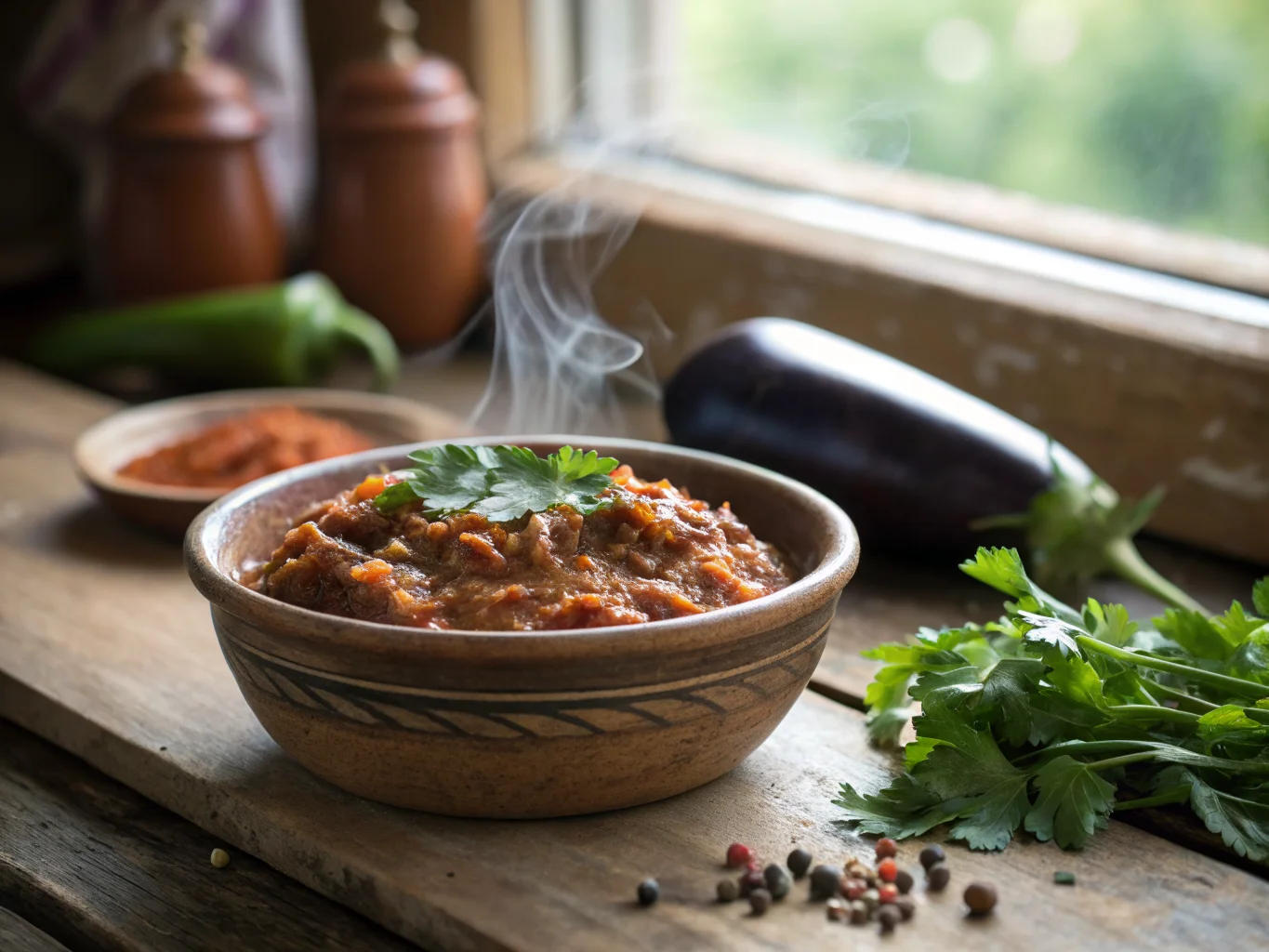 Eggplant Zaalouk (Moroccan Spiced Dip)
